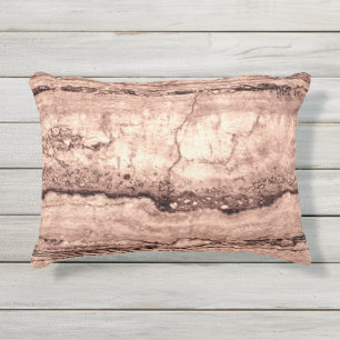 Modern bruin beige sepia gebrand sinaasappel grani buitenkussen