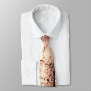 Modern bruin beige sepia gebrand sinaasappel grani stropdas