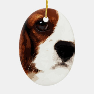 modern bruin Cavalier King Charles Spaniel Keramisch Ornament