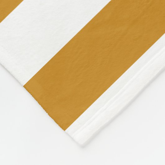 Modern bruin gestreept Sjabloon Decoratief Fleece Deken (Hoek)