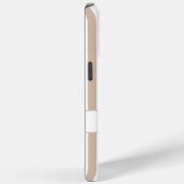 Modern bruin gestreepte gepersonaliseerde naam min Case-Mate iPhone case (Achterkant / Rechts)