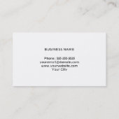 Modern Bruin Handgereedschap Foto Handyman Service Visitekaartje (Achterkant)