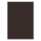 Modern Bruin Monogram Minimalistisch Huwelijk Kaart (Achterkant)