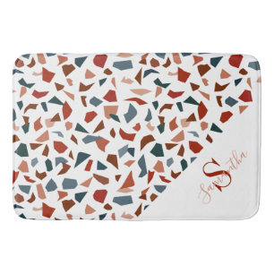 Modern Bruin Patroon Monogram Badmat