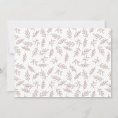 Modern bruin Surprise Photo Verloving Aankondiging (Achterkant)