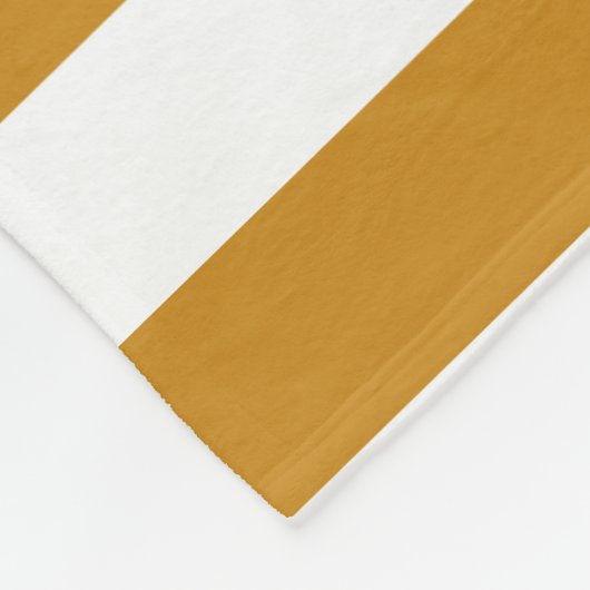 Modern Bruin Wit Gestreepte Decoratieve Sjabloon Fleece Deken (Hoek)