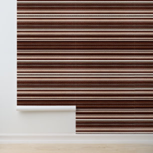 Modern bruin wit luxe linnen textuur Collectie Behang