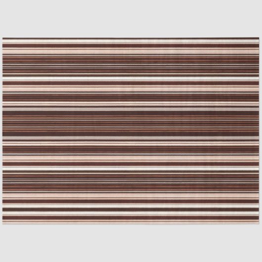 Modern bruin wit luxe linnen textuur Collectie Tissuepapier (Voorkant)