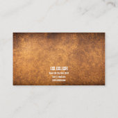 Modern Bruin & Wit Paard Foto Equine Visitekaartje (Achterkant)