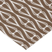 Modern bruin wit patroon tafelkleed (Gekanteld)