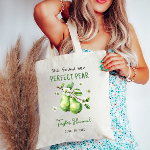 Modern Brunch Greenery Perfect Pear Vrijgezellenfe Tote Bag