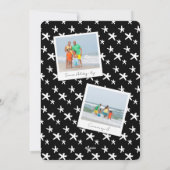 Modern Brush Script 2025 Typografie Nieuwjaarsfoto Feestdagenkaart (Achterkant)