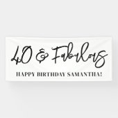 Modern Brush Script 40 en Fabulous Spandoek (Horizontaal)