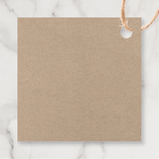 Modern Brush Script Liefde en Bedankt Kraft Bruilo Bedankjes Labels (Achterkant)