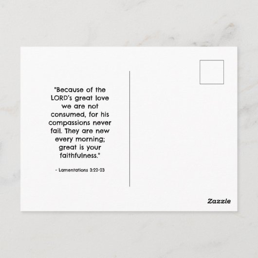 Modern Brush Script Thanksgiving 4 Fotokaart Briefkaart (Achterkant)