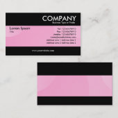 Modern - Bubble Cloud Bleek Roze Visitekaartje (Voorkant / Achterkant)