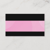 Modern - Bubble Cloud Bleek Roze Visitekaartje (Achterkant)