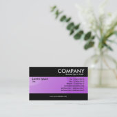 Modern - Bubble Cloud Paars Visitekaartje (Staand voorkant)
