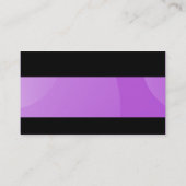 Modern - Bubble Cloud Paars Visitekaartje (Achterkant)