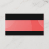 Modern - Bubble Cloud Red Visitekaartje (Achterkant)