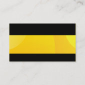 Modern - Bubble Cloud Yellow Visitekaartje (Achterkant)