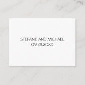 Modern Bucket List Lifetime of Adventures Wedding Advieskaart (Achterkant)