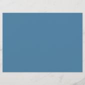 Modern Budget Blue Weekly Schema Klasse Tijdschema (Achterkant)