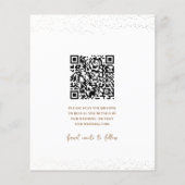 Modern Budget Faux Gold Sla de datum foto op (Achterkant)