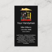 Modern Budget Handyman Visitekaartjes (Voorkant)