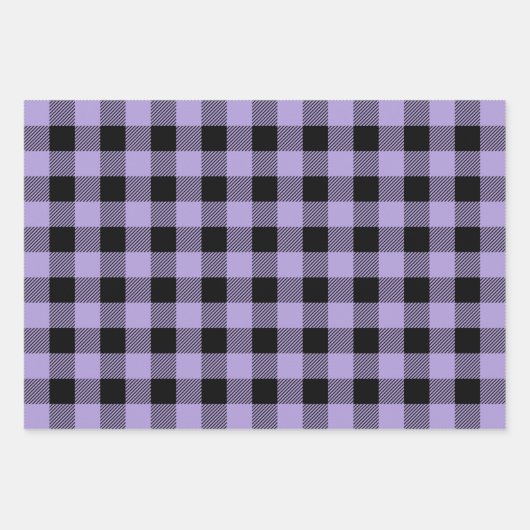 Modern Buffalo Plaid Patroon Inpakpapier Vel (Voorkant 3)