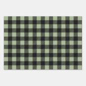 Modern Buffalo Plaid Patroon Inpakpapier Vel (Voorkant 2)