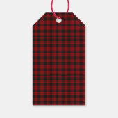 Modern Buffalo Pset Gold Geometric Persoonlijk Cadeaulabel (Achterkant)