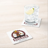 Modern Builder Handyman Construction Professional Kartonnen Onderzetters (Insitu)