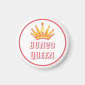 Modern Bunco Queen Crown Waterverf Magneet (Voorkant)