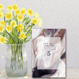 Modern Burgundy Ivory Gray Elegant Kaart