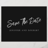 Modern Burgundy Photo Collage Save the Date Kaart (Achterkant)