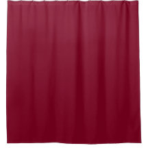 Modern Burgundy Red Shower-gordijn