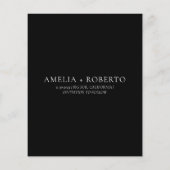 Modern Burgundy Velvet Save the Date Photo Card Flyer (Achterkant)