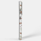 Modern Burgundy Wildflowers | Elegant Boho Floral  Samsung Galaxy Hoesje (Rechterkant)