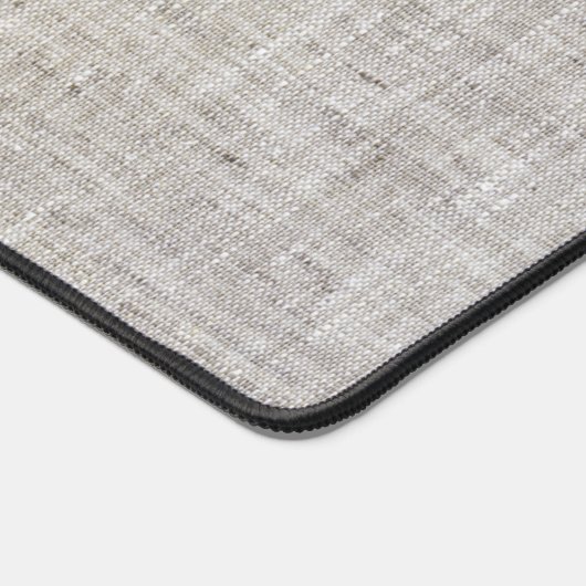 Modern Burlap Bureaumat (Hoek)