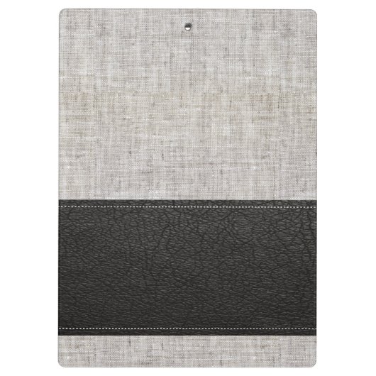 Modern Burlap Klembord (Achterkant)