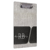 Modern Burlap Klembord (Rechts)