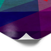Modern Burundi-vlag Poster (Hoek)