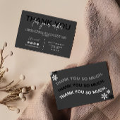 Modern Business-bedankpas Bedankkaart