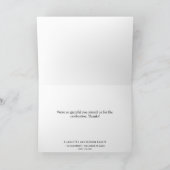 Modern Business-bedankpas Kaart (Binnen)