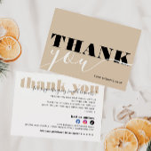 Modern Business Bedankt Kooporder Minimalist