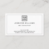 Modern Business Branding Logo Loyalty Kaart (Achterkant)