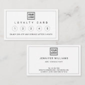 Modern Business Branding Logo Loyalty Kaart (Voorkant / Achterkant)