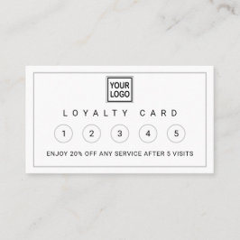Modern Business Branding Logo Loyalty Kaart