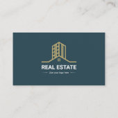 Modern Business Card for REAL ESTATE Visitekaartje (Achterkant)